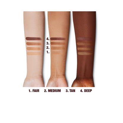 Charlotte Tilbury 
Refillable Airbrush Matte Bronzer Color: Medium - medium golden bronze
