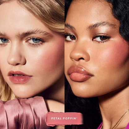 Fenty Beauty by Rihanna 
Fenty Cheeks Suede Waterproof Powder Blush Color: Petal Poppin' - baby pink