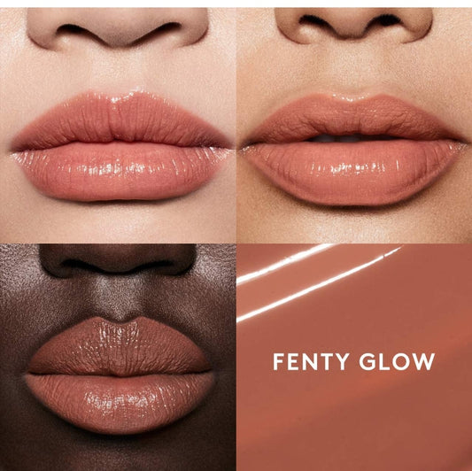 Fenty Beauty by Rihanna 
Gloss Bomb Stix High-Shine Gloss Stick Color: Fenty Glow - rose tan