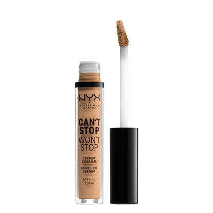 NYX Professional Makeup Can't Stop Won't Stop Contour Concealer Color:7.5 Soft Beige Medium light with cool undertone