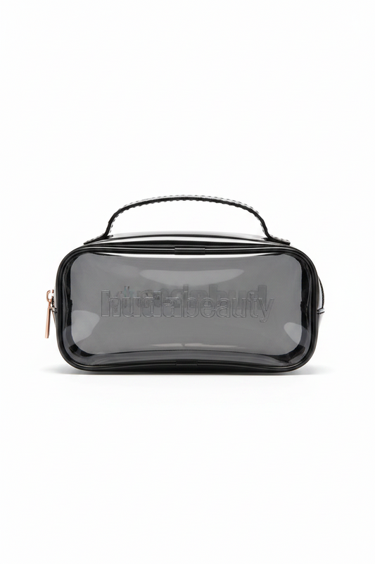 Huda Beauty Makeup Bag in Clear Brown