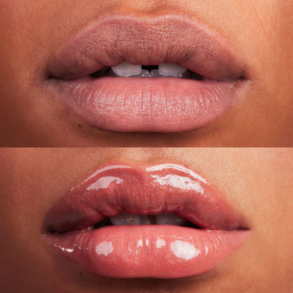 Kosas 
Wet Lip Oil Plumping Peptide Lip Treatment Gloss Color: Dip - neutral pearly nude