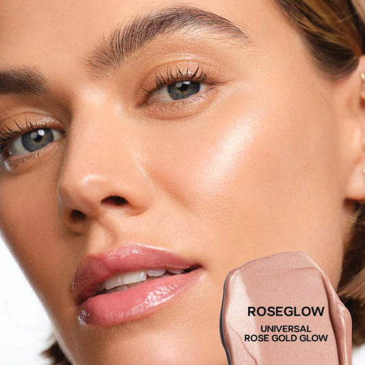 Saie 
Glowy Super Gel Lightweight Dewy Multipurpose Illuminator Color: Roseglow - universal rose gold glow