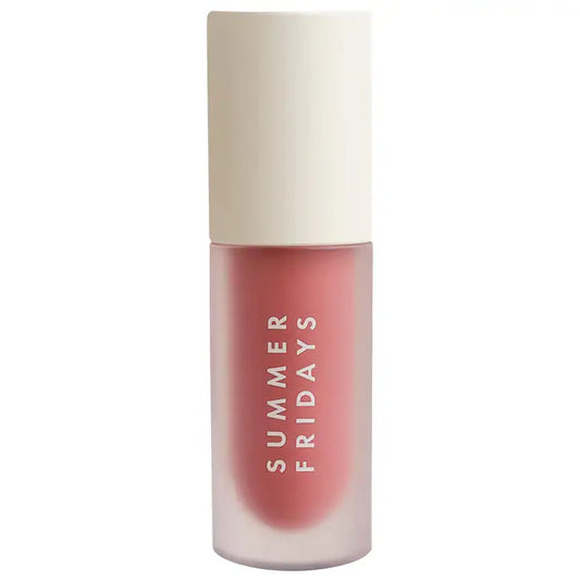 Summer Fridays 
Dream Lip Oil for Moisturizing Sheer Coverage Color: Blush Dreams - A nourishing touch of sheer blush, with buildable color