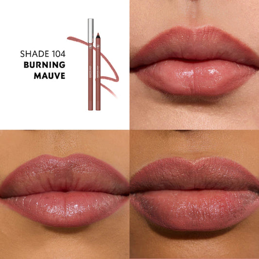Yves Saint Laurent 
Kiss Shaper Long-Lasting Sculpting Lip Liner Color: 104 BURNING MAUVE - medium pink