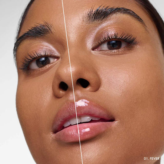 SEPHORA COLLECTION 
Outrageous Plump Intense Hydrating Lip Gloss Color: 01 Fever - crystal clear with iridescent gold shimmer