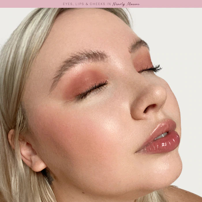 Rare Beauty by Selena Gomez 
Stay Vulnerable Melting Cream Blush Color: Nearly Mauve - true mauve