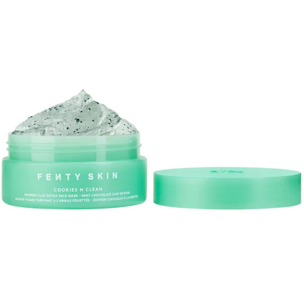 Fenty Beauty by Rihanna 
Cookies N Clean Whipped Clay Detox Face Mask Color: Mint Chocolate Chip Edition Size:75ml