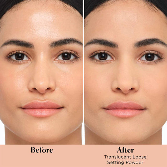 Laura Mercier 
Translucent Loose Setting Powder Color: Translucent - perfect for very fair to medium skintones