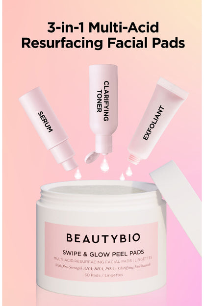BEAUTYBIO Swipe & Glow Peel Pads