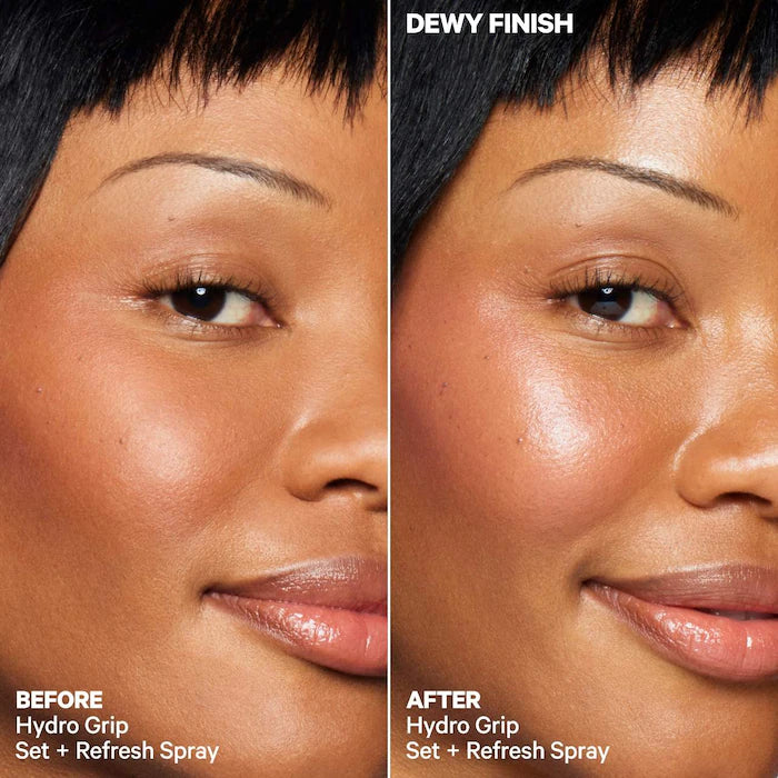 MILK MAKEUP 
Hydro Grip 12HR Dewy Setting Spray With Hyaluronic Acid + Niacinamide Size:100ml