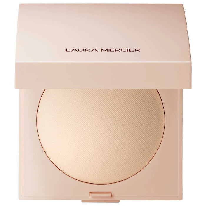LAURA MERCIER
Real Flawless Luminous Perfecting Pressed Powder in Translucent for very fair to light medium skin tones