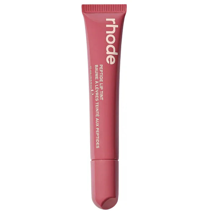 rhode 
Peptide Lip Tint Nourishing Glaze Color: Salty Tan - soft mauve