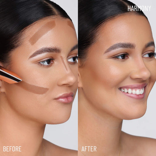LYS Beauty 
No Limits Cream Bronzer and Contour Stick Color: Harmony - warm golden undertone, natural finish for medium skin tones