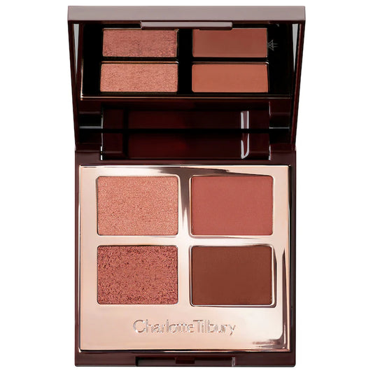 Charlotte Tilbury 
Luxury Eyeshadow Palette Color: Pillow Talk Dreams - pearlescent rose, matte dusty rose, matte berry brown, shimmering rosebud