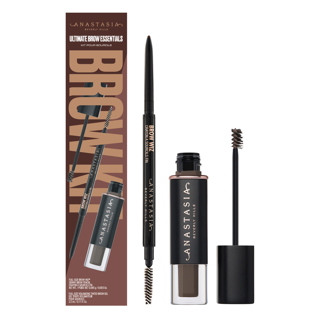 Anastasia Beverly Hills Ultimate Brow Essentials Kit - Soft Brown