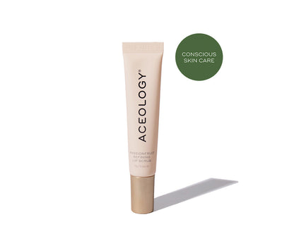 ACEOLOGY 
PASSIONFRUIT REFINING LIP SCRUB