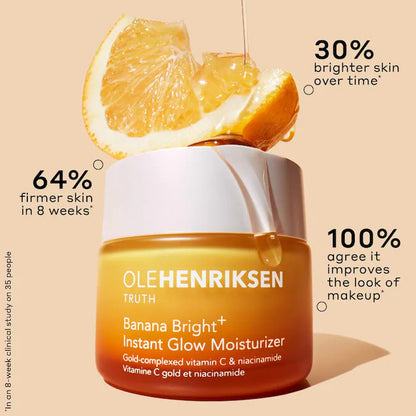 OLEHENRIKSEN 
Banana Bright+ Instant Glow Moisturizer with Niacinamides and Vitamin C Size:50 ml
