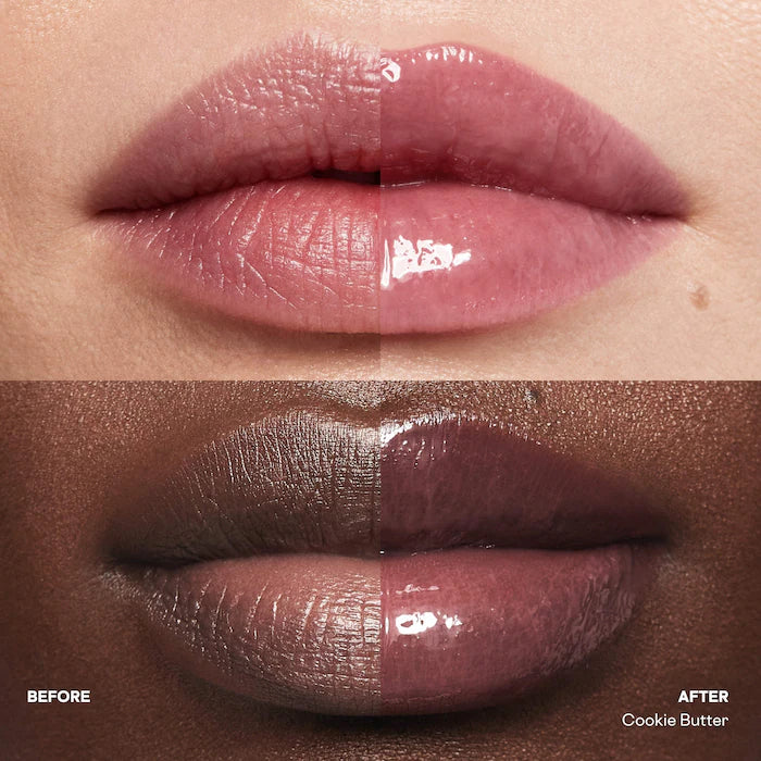 PATRICK TA 
Major Moisture Smoothing and Hydrating Tinted Lip Balm with Vitamin E Color: Cookie Butter - Cool Mauve | cozy cookie butter scent