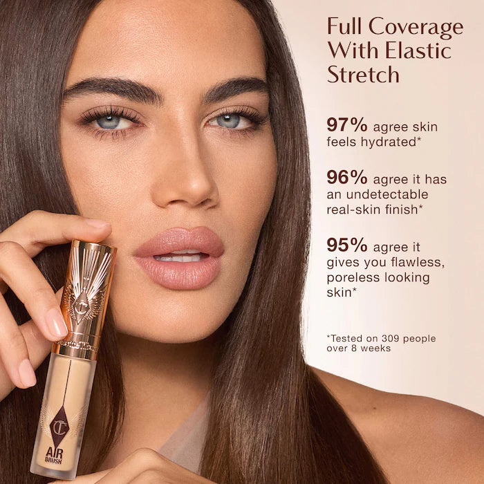 Charlotte Tilbury 
Airbrush Flawless Crease-Proof Long-Wear Blur Concealer with Hyaluronic Acid Color: 5 Medium - Medium with cool undertones
