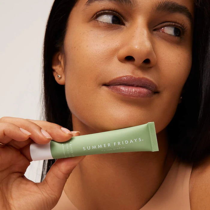 Summer Fridays 
Lip Butter Balm for Hydration & Shine Color: Sweet Mint - sheer clear