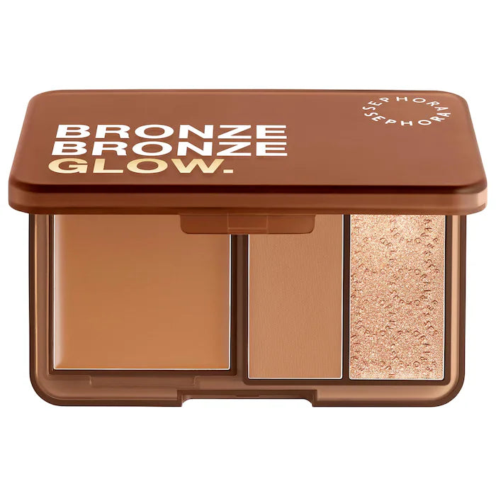 SEPHORA COLLECTION 
Bronze Bronze Glow Face Palette Color: 02 Born to Bronze - medium warm-neutral tan bronze
