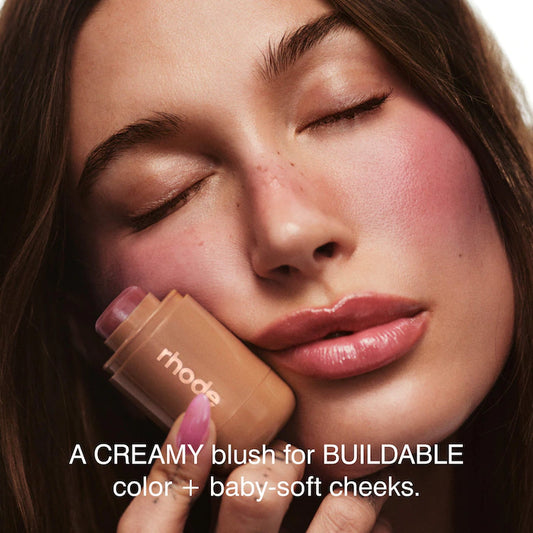 rhode 
Pocket Blush Buildable Hydrating Cream Blush Color: Sleepy Girl - soft mauve