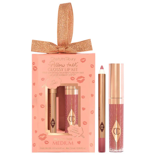 Charlotte Tilbury 
Mini Pillow Talk Glossy Lip Duos Color: Medium