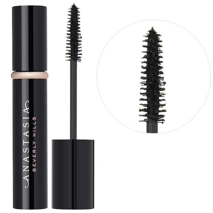 Anastasia Beverly Hills 
Lash Sculpt Lengthening & Volumizing Mascara Color: Black - intense black, soft matte