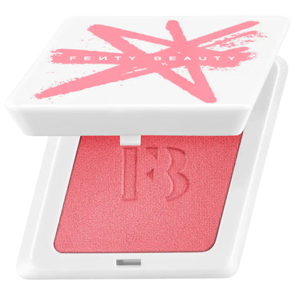 Fenty Beauty by Rihanna 
Fenty Cheeks Suede Waterproof Powder Blush Color: Petal Poppin' - baby pink