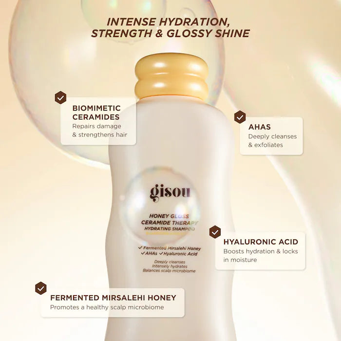 Gisou 
Honey Gloss Ceramide Therapy Hydrating Shampoo Size:250 ml