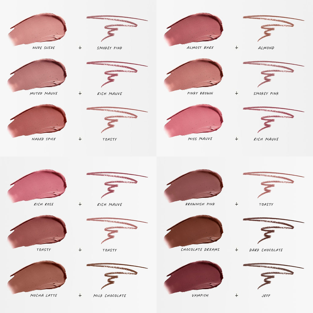 Makeup By Mario Ultra Suede® Cozy Lip Creme Shade:
Naked Spice (Burnt Nude)