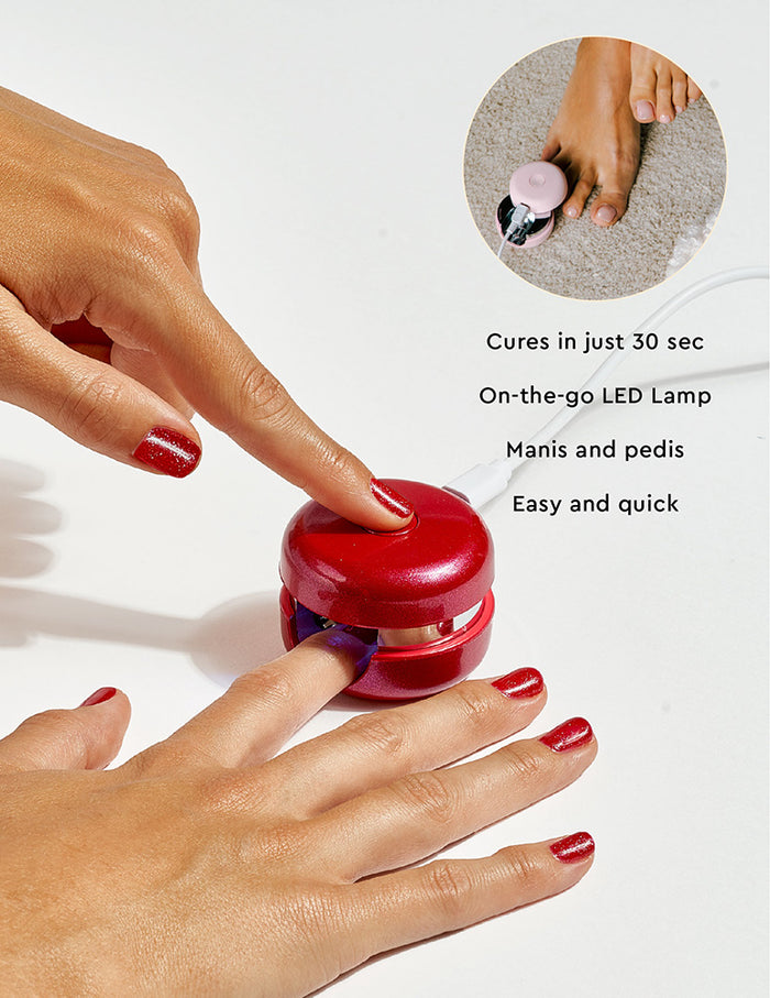 Le Mini Macaron Cherry Red - Gel Manicure Kit