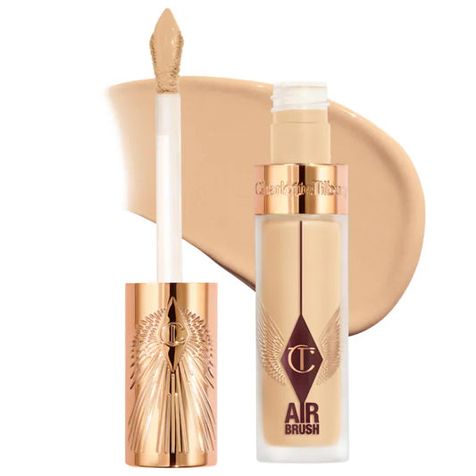 Charlotte Tilbury 
Airbrush Flawless Crease-Proof Long-Wear Blur Concealer with Hyaluronic Acid
Color: 6.5 Medium - Medium with neutral warm undertones