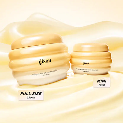 Gisou 
Mini Honey Gloss Ceramide Therapy Hydrating Hair Mask Size:75ml