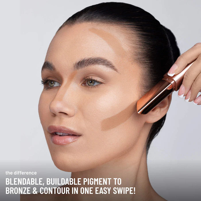 LYS Beauty 
No Limits Cream Bronzer and Contour Stick Color: Motivate - warm golden undertone, natural finish for light skin tones