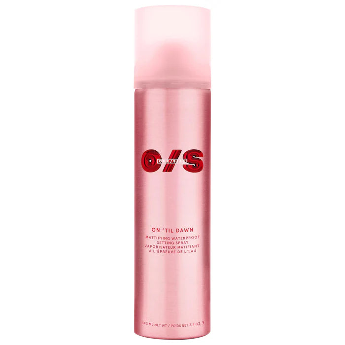 ONE/SIZE by Patrick Starrr 
On 'Til Dawn Mattifying Waterproof Setting Spray Size 143 mL