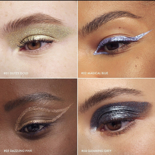 Sephora Collection Colorful Special Effects Glitter Liquid Eyeshadow Color:04 Gleaming Grey