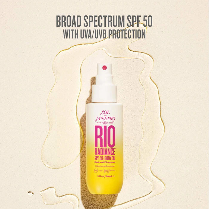 Sol de Janeiro 
Rio Radiance™ SPF 50 Shimmering Body Oil Sunscreen Size :90ml